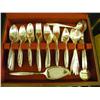 Image 2 : Silverplate Silverware Service For 12 w/Chest