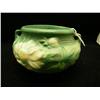 Image 3 : Roseville Small Green Handled Bowl 3" H