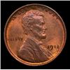 Image 2 : 1918-p Lincoln Cent 1c Grades GEM Unc RB