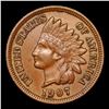 Image 2 : 1907 Indian Cent 1c Grades Choice AU/BU Slider