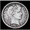 Image 2 : 1902-p Barber Quarter 25c Grades vf++
