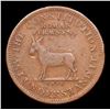 Image 3 : 1833 Copper I Take The Responsibility Hard Times Token HT-70 1c Grades vf details