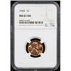 Image 2 : NGC 1965-p Lincoln Cent 1c Graded ms65 rd By NGC