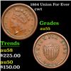 Image 1 : 1864 Union For Ever Civil War Token 1c Grades Choice AU