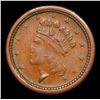 Image 2 : 1864 Union For Ever Civil War Token 1c Grades Choice AU