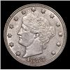 Image 2 : 1883 N/C Liberty Nickel 5c Grades Select+ Unc