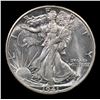 Image 2 : 1941-s Walking Liberty Half Dollar 50c Grades Select+ Unc