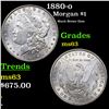 Image 1 : 1880-o Morgan Dollar $1 Grades Select Unc