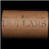 Image 2 : ***Auction Highlight***  AU/BU Slider Shotgun Peace $1 Roll 1924 & P Ends Virtually UNC (fc)