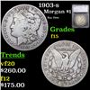 Image 1 : 1903-s Morgan Dollar $1 Graded f15 By SEGS
