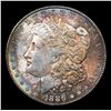 Image 2 : 1886-p Morgan Dollar Colorfully Toned $1 Graded ms64+ By SEGS