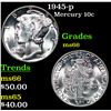 Image 1 : 1945-p Mercury Dime 10c Grades gem+ unc