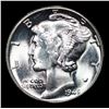 Image 2 : 1945-p Mercury Dime 10c Grades gem+ unc