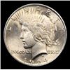 Image 2 : 1924-p Peace Dollar $1 Grades GEM+ Unc