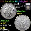 ***Auction Highlight*** 1892-s Morgan Dollar $1 Graded xf45+ By SEGS (fc)
