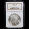 Image 2 : NGC 1898-o Morgan Dollar $1 Graded ms63 BY NGC