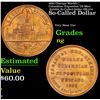 Image 1 : 1893 Chicago World's Columbian Exposition US Mint Exhibit So-Called Dollar HK-154 Grades