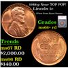 Image 1 : 1948-p Lincoln Cent Near TOP POP! 1c Graded ms66+ rd By SEGS