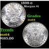 Image 1 : 1898-o Morgan Dollar $1 Grades Choice Unc
