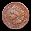 Image 2 : 1882 Indian Cent 1c Grades vf+