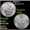 Image 1 : 1902-o Morgan Dollar $1 Grades Choice Unc