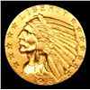 Image 2 : ***Auction Highlight*** 1915-p Gold Indian Half Eagle $5 Graded Select Unc By USCG (fc)
