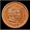 Image 2 : (1863) One Cent Civil War Token 1c Grades Choice AU/BU Slider
