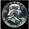 Image 2 : Proof 1956 Type 2 Franklin Half Dollar 50c Grades GEM++ Proof Cameo