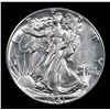 Image 2 : 1941-p Walking Liberty Half Dollar 50c Grades Select Unc