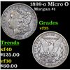 Image 1 : 1899-o Morgan Dollar Micro O Top 100 $1 Grades vf++