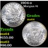 Image 1 : 1904-o Morgan Dollar $1 Grades Choice Unc