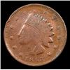 Image 2 : 1863 One Cent Civil War Token 1c Grades f details