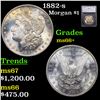 Image 1 : 1882-s Morgan Dollar $1 Graded ms66+ By SEGS
