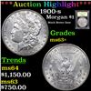 Image 1 : ***Auction Highlight*** 1900-s Morgan Dollar $1 Graded Select+ Unc By USCG (fc)