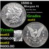 Image 1 : 1886-s Morgan Dollar $1 Grades Select Unc