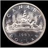 Image 2 : 1965 Small Beads, Pointed 5 Canada Dollar $1 Grades Choice Unc PL