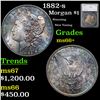 Image 1 : 1882-s Morgan Dollar $1 Graded ms66+ By SEGS