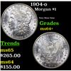 Image 1 : 1904-o Morgan Dollar $1 Grades Choice+ Unc