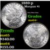 Image 1 : 1889-p Morgan Dollar $1 Grades Choice+ Unc