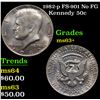 Image 1 : 1982-p Kennedy Half Dollar FS-901 No FG 50c Grades Select+ Unc