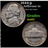 Image 1 : 1944-p Jefferson Nickel 5c Grades Select Unc