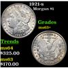 Image 1 : 1921-s Morgan Dollar $1 Grades Select+ Unc