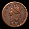 Image 2 : 1863 I.O.U Civil War Token 1c Grades xf