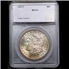 Image 4 : 1899-o Morgan Dollar Colorully Toned $1 Graded ms63+ By SEGS