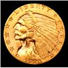 Image 2 : ***Auction Highlight*** 1925-d Gold Indian Quarter Eagle $2 1/2 Graded Select Unc By USCG (fc)