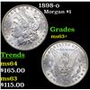 Image 1 : 1898-o Morgan Dollar $1 Grades Select+ Unc