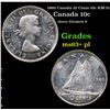 Image 1 : 1960 Canada 10 Cents 10c KM-51 Grades Select Unc+ PL