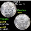 Image 1 : 1901-o Morgan Dollar $1 Grades Choice Unc
