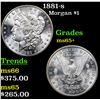 Image 1 : 1881-s Morgan Dollar $1 Grades GEM+ Unc