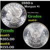 Image 1 : 1880-s Morgan Dollar $1 Grades Choice+ Unc